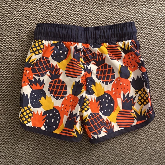 Cat & Jack Toddler Boy Pineapple Swim Trunks - Picture 2 of 4